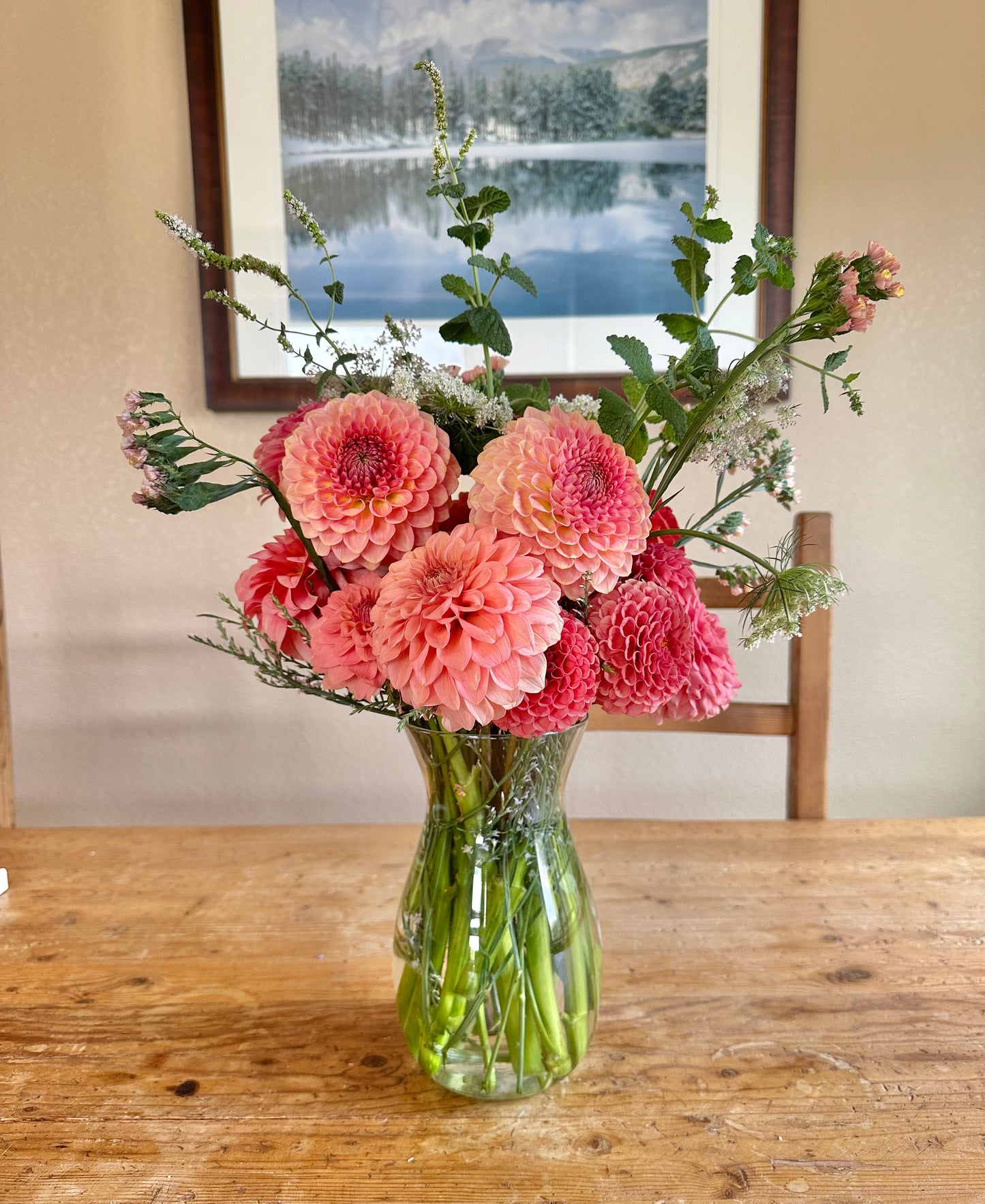 Monthly flower bouquet subscription (June-September)